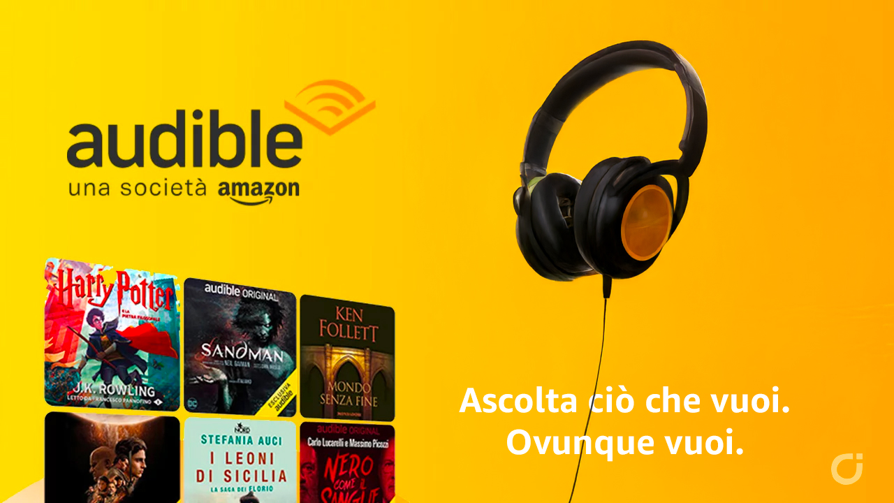 Audible: solo per gli utenti Prime, 3 mesi Gratis per ascoltare i libri anzichè leggerli
